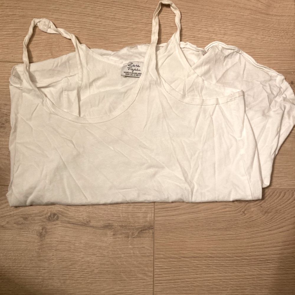 Small White ZARA crop tank top